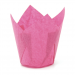 Форма бумажная ТЮЛЬПАН D50*H80мм (200шт) розовая для кекса 1/200/2400шт#1680723