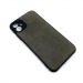 Чехол iPhone 11 Кожа Серый#1666709