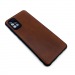 Чехол Samsung A51/M40S (2020) Кожа Темно-Коричневый#1665662