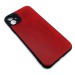 Чехол iPhone 11 Кожа Красный#1753434