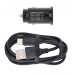 АЗУ VIXION U21c (2-USB/2.4A) + Type-C кабель кабель 1м короткий блок (черный)#1675973