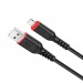 Кабель USB HOCO (X59 Victory) для iPhone Lightning 8 pin (1м) (черный)#1679574