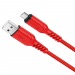 Кабель USB HOCO (X59 Victory) microUSB (1м) (красный)#1694048