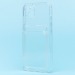 Чехол-накладка - SC276 с визитницей для Apple iPhone 13 (transparent)#1696338