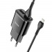 СЗУ HOCO C88A Star round (2-USB/2.4A) + Lightning кабель (1м) (черный)#1685887