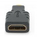 Переходник шт. HDMI micro - гн.HDMI "Cablexpert"#2076035