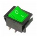 Переключатель с подсветкой IRS-201-1C3D (KCD4-101/4PN) on-off 4 контакта 15A, 250В (зелёный)#1704567