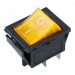 Переключатель с подсветкой KCD4-201/N on-off 4 контакта 25A, 250В (жёлтый)#2156511