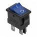 Переключатель с подсветкой SC-768, 4 контакта 6А 220B (синий светодиод)#2140538