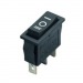Переключатель узкий без подсветки RWB-416 (KCD3-101/D) on-off-on 3 контакта 10А, 250В (чёрный)#2097375