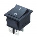 Переключатель широкий без подсветки KCD4-101/4P on-off 4 контакта 15A, 250В (чёрный)#2140534