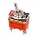 Тумблер KN 201, E-TEN 1221 on-off, 4 контакта, 10A, 250V#1704596