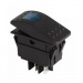 Переключатель клавишный с подсветкой RK1-06N on-off, 4 контакта,12V 35A (синий индикатор)#2137992