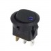 Переключатель круглый с подсветкой RWB-215 (KCD1-202/MN) on-off, 3 контакта, 16A,12V (синий светодио#2137987