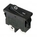 Переключатель RWB-103 (MRS-101-5, KCD1-110/2P)on-off 2 контакта 6А, 250В (чёрный)#2079595