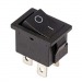 Переключатель RWB-208 (KCD1-104/4P) on-off 4 контакта 6А, 250В (чёрный)#2079596