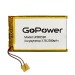 Аккумулятор Li-Pol LP385590 PK1 3.7V 2300mAh (толщ.3,8мм, шир.55мм, дл.90мм) "GoPower"#2045130