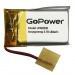 Аккумулятор Li-Pol LP402030 PK1 3.7V 180mAh (толщ.4,0мм, шир.20мм, дл.30мм) "GoPower"#1898933