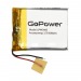 Аккумулятор Li-Pol LP443442 PK1 3.7V 600mAh (толщ.4,4мм, шир.34мм, дл.42мм) "GoPower"#1898611