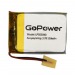 Аккумулятор Li-Pol LP503040 PK1 3.7V 550mAh (толщ.5,0мм, шир.30мм, дл.40мм) "GoPower"#1898639