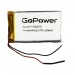 Аккумулятор Li-Pol LP503759 PK1 3.7V 1200mAh (толщ.5,0мм, шир.37мм, дл.59мм) "GoPower"#1898615