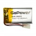 Аккумулятор Li-Pol LP602035 PK1 3.7V 350mAh  (толщ.6,0мм, шир.20мм, дл.35мм) "GoPower"#1898916