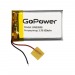 Аккумулятор Li-Pol LP603048 PK1 3.7V 900mAh (толщ.6,0мм, шир.30мм, дл.48мм) "GoPower"#1898614