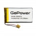Аккумулятор Li-Pol LP604374 PK1 3.7V 2300mAh (толщ.6,0мм, шир.43мм, дл.74мм) "GoPower"#1898607