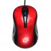 Мышь Оклик 385M черный/красный оптическая (1000dpi) USB, шт#1692080