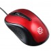 Мышь Оклик 385M черный/красный оптическая (1000dpi) USB, шт#1692082