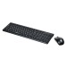 Клавиатура + мышь Оклик 220M USB  slim Multimedia #1700030