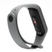 Ремешок - WB13 Xiaomi Mi Band 3/Mi Band 4 силикон на кнопке (регулируемый) (gray) (205858)#1703066