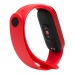 Ремешок - WB13 для "Xiaomi Mi Band 5/Mi Band 6" силиконовый (red) (205864)#1703078