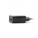 Адаптер постоянного тока 220В с выходом 1гн.USB 5V, 2,4A, 12W, чёрный GP1U "GoPower"#1941686