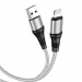 Кабель USB - Apple Lightning HOCO X50 Excellent  2.4A, 1m (серый)#1703081