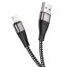 Кабель USB - Apple Lightning HOCO X57 Blessing 2.4A, 1m (черный)#1703097
