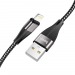Кабель USB - Apple Lightning HOCO X57 Blessing 2.4A, 1m (черный)#1703100