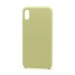 Чехол Silicone Case без лого для Apple iPhone XS Max (051) светло желты#1705053