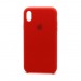 Чехол Silicone Case с лого для Apple iPhone XR (014) красный#1705930