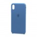 Чехол Silicone Case с лого для Apple iPhone XS Max (024) синий#1752980