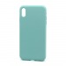 Чехол Silicone Case с лого для Apple iPhone XS Max (044) синий#1705272