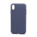 Чехол Silicone Case с лого для Apple iPhone XS Max (046) синий#1705273