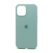 Чехол Silicone Case с лого для Apple iPhone 12 Pro Max/6.7 (полная защита) (017) зеленый#1714609