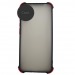                                         Чехол силикон-пластик Samsung S20 FE прозрачный с защитой по краям черный/красный*#1706426