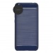                                         Чехол силиконовый Samsung S20 FE со вставками карбон синий*#1706266
