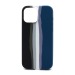 Чехол-накладка Silicone Case с лого для Apple iPhone 13 Pro (полная защита) (Rainbow010) черно синий#1725126
