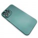 Чехол iPhone 13 Pro (Glass Camera) Силикон 1.5mm Темно-Зеленый#1712771