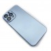 Чехол iPhone 13 Pro Max (Glass Camera) Силикон 1.5mm Голубой#1712735