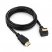 Шнур шт.HDMI - шт.HDMI угловой v1.4, 1,8м, черный, пакет "Cablexpert"#1844871