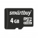 Карта памяти MicroSDHC  4GB SmartBuy, Class10, с адаптером SD#1757759
